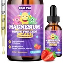 Magnesium Glycinate Liquid for Kids – Liquid Magnesium Glycinate with Zinc, Chamomile, Vitamin B12, B6, D3 – Calm Drops for Sleep, Relaxation, Calm & Focus –Strawberry Flavor, 2 Fl Oz