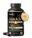 Shilajit Kapsule od Muži & Ženy, 16,000mg Pure Himalayan Organic Shilajit podporuje Vitality a wellness,Premium Pure Himalayan Supplement 2 Mesiace Supply, 60 Kapsule