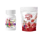 BariatricPal 30-Day Bariatric Vitamin Bundle (Multivitamin ONE 1 per Day! Capsule with 18mg Iron and Calcium Citrate Soft Chews 500mg with Probiotics - Strawberry Twist)