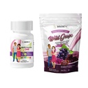 BariatricPal 30-Day Bariatric Vitamin Bundle (Multivitamin ONE 1 per Day! with 45mg Iron Capsule and Calcium Citrate Soft Chews 500mg with Probiotics - Wild Grape)