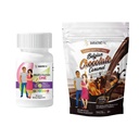 BariatricPal 30-Day Bariatric Vitamin Bundle (Multivitamin ONE 1 per Day! Capsule with 45mg Iron and Calcium Citrate Soft Chews 500mg with Probiotics - Belgian Chocolate Caramel)