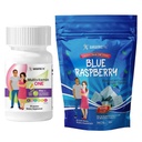 BariatricPal 30-Day Bariatric Vitamin Bundle (Multivitamin ONE 1 per Day! Capsule with 60mg Iron and Calcium Citrate Soft Chews 500mg with Probiotics - Blue Raspberry)