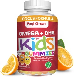 Cíťte veľký vitamín Co. Kompletné DHA Gummy pre deti 