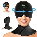 Migréna Relief Cap & Neck Ice Pack Zábalová súprava - Ukľudňujúca bolesť hlavy Relief Cap a plece studený Pack - Horúca a studená kompresia Produkty pre hlavu a krček - Stres, opice a opuch očí