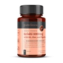 pureclinica Reishi Mushroom Extract 1000mg (5:1) per Tablet – 90 Caplets (3-Month Supply) – with Vitamin D3 (25µg), Zinc (15mg) & Piperine (5mg) – Fruiting Body (Ganoderma lucidum)