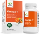 Terry prirodzene Omega-7 - Dietary Supplement with Essential Mastné kyseliny - Nutritional Supplement to Support Skin Health with Sea Buckthorn, Berry Pulp & Seed Oil - 60 Softgels (Pack of 2)