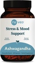 ruved Ashwagandha Kapsule - Organické Ashwagandha Root Extract Supplement pre mužov a ženy, 500mg Per Pill pre Adrenal Health a celkový Wellness - 60 Vegetariánskych Caplets (1 Počet)