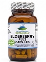 Pure Mountain Botanicals Elderberry Supplement - Vegan Kosher Kapsule s 750mg Organic Elderberry a 200mg Elderflower
