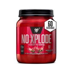 BSN N.O.-XPLODE prášok pred tréningom, Energetický doplnok pre mužov a ženy s kreatínom a Beta-Alanínom, Chuť: melón, 60 slúžiace