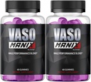 (2 Pack) Vaso Manix Gummies - VasoManix Premium Gummys Advanced Formula Maximum Strength, Daily Support VasoManixGummies All Natural Vitamins for Overall Health & Wellness, 120 Gummies for 2 Months