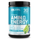 Optimálna výživa Amino Energy - Pre Cvičenie so zeleným čajom, BCAA, Aminokyseliny, Keto Friendly, Zelená káva extrakt, Energetický prášok - Čučoriedkové Mojito, 30 Servírovanie (Packaging May Vary)