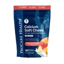 ProCare Health TruCal Calcium Soft Chews – Peaches & Cream Flavor | 500mg Calcium, 500 IU Vitamin D3, 500 Million CFU Probiotics | Bone & Digestive Support | 30 Count