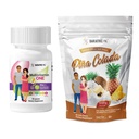 BariatricPal 30-Day Bariatric Vitamin Bundle (Multivitamin ONE 1 per Day! Capsule with 60mg Iron and Calcium Citrate Soft Chews 500mg with Probiotics - Piña Colada)