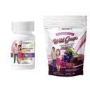 BariatricPal 30-Day Bariatric Vitamin Bundle (Multivitamin ONE 1 per Day! Iron-Free Capsule and Calcium Citrate Soft Chews 500mg with Probiotics - Wild Grape)