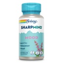 SOLARAY SharpMind Mood Support Supplement, Nootropic for Relaxation and Emotional Well-Being, Zembrin, Holy Basil, Lithium 5mg, Organic Reishi Mushroom, 60 Day Guarantee, 60 Servings, 60 VegCaps