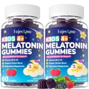 Melatonin Gummies Supplement for Kids: Chewable Sugar Free 1mg 2mg Melatonin Gummy Plus Magnesium Zinc Vitamins B6 D3 L-Theanine - Kids Age 4+ Nighttime Zzz Aid Immunity Boost(120Count)