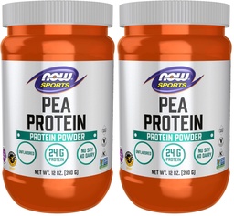 Športová výživa, Pea Protein 24 g, Ľahko trávený, Neochutený prášok, 12-Ounce (balenie 2)
