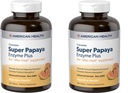 American Health Enzymes Chewable Super Papaya Enzyme Plus 360 tabliet (Pack of 2)