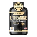 gflow vitamins L-Theanine 200 mg in Vegetable Capsules for Relaxation and Focus | Made in The USA