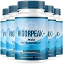 (5 Pack) Vigor Peak Capsules - Official VigorPeak Pills Advanced Premium Formula Support Maximum Strength, All Natural Ingredients Vitamins for Overall Health & Wellness, 300 Capsules for 5 Months