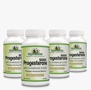 Organic Farms Vitamins Progesterone 5000 kit of 4 - Body glandular System Dietary Supplement, 100% Natural Progesterone Pills - Formula to Balance Hormones - progesterone Supplement, 360 Tablets