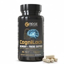 CogniLock Nootropic Brain Supplements for Memory and Focus - Cognitive Supplement for Men, Women & Seniors - Brain Fog Vitamins w/Lion’s Mane, Alpha GPC, Citicoline, CognatiQ™ Coffee Fruit - 60 Pills