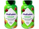 VitaFusion Calcium 500 mg Dietary Supplement Gummies Natural Fruit and Cream Flavors - 100 ct, balenie po 2