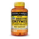 MASON NATURAL Plant Based Ultra Digestive Enzymes with Bromelain, Lactase, Papain & Protease - Supports Healthy Digestion & May Reduce Bloating, 60 Kapsule