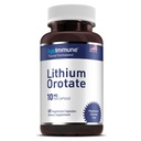 Lítium Orotate 10 mg v kapsule - 60 Vegetariánskych kapsúl. Pamäť a emocionálna podpora wellness - Magnézium Stearate Free - 2 mesiace Dodávka Lítium Supplement.