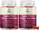 Jablkový Cider Ocot Gumies s Mother-Natural Energy Supplement ACV Gumies s matkou pre telo očistiť Immune Support a Gut Health-Delicious Gummy ACV Supplement with Beet Root Powder 2 pack