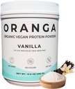 Organické Plant-Based - Ryža, Pea, Pumpkin Seed Protein Powder - Vanilla - Digestive Enzymes Included, Žiadne doplnkové látky, Mliečne, Soy-Free, Keto-Friendly, Gluten-Free, Non-GMO - 17 Servings (442g)
