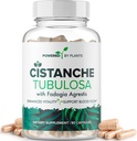 Cistanche Tubulosa s Fadogia Agrestis - Podporuje vitality - Prírodné doplnky pre mužov a ženy s bioperine by Powered X Plants, 90 Servings