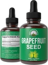 Grapefruit Seed Extract Liquid Drops Supplement. Vegan GSE Grapefruit Seed Extract for Women and Men. Zero Sugar, Non Bitter. for Immune, Tráviaca podpora. Bezlepkový olej. Užite perorálne