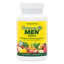 NaturesPlus Source of Life Men - 60 Tablets - Iron-Free Multivitamin & Mineral Supplement - with Saw Palmetto, Lycopene & Rhodiola - Gluten Free, Vegetarian - 30 Servings