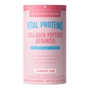 Vital Proteins Collagen Peptidy Advanced, Hydrolyzed Peptidy s kyselinou hyalurónovou a vitamínom C - Strawberry Lemon Flavor Powder, 10.5oz