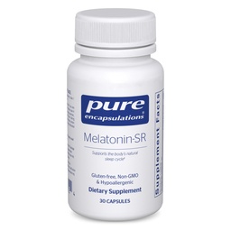 Čistá enkapsulácia Melatonín-SR - Rozšírené uvoľnenie Melatonín - Podpora Restful Sleep* - Sleep Supplement - Gluten Free & Vegan - 30 Kapsule