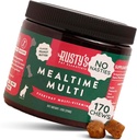 Premium Dog Multivitamínové doplnky (170 žuvačiek) - Jedlo Multi - s CoQ10 - Probiotiká - Tekvica - Imunitná podpora - Podporuje lepšiu spoločnú mobilitu - Zdravá pleť a kabát - Vyrobené v USA