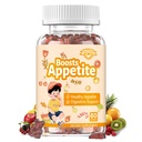 Appetite Booster Gummies for Kids Adults – Natural Blend of Hawthorn Zinc Carrot Supports Digestion Helps Increase Appetite, Promotes Healthy Eating Habits for Picky Eaters (Mixed Fruit Flavor)