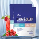 VivoNu Pokojný a spánkový práškový nápoj Mix Malinová L Theanine Ksm-66 Ashwagandha Ashwagandha Horčík Glycinát Vitamín D 3 Doplnky pre relaxáciu a zaostrenie žiadny cukor Non GMO
