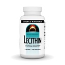 Zdroj Naturals Lecithin 1200 mg, Prírodný emulgátor - 100 Softgels