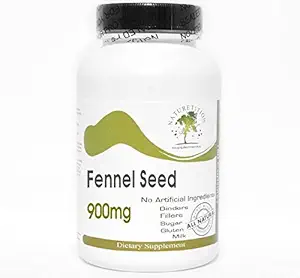 Fenikel Seed 900mg ~ 200 Kapsule - Žiadne doplnkové látky ~ Prírodné doplnky