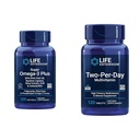 Rozšírenie života Super Omega-3 Plus EPA/DHA rybí olej, sezamové lignány a dvojdenná vysoká potencia multivitamín a minerálne doplnky