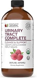 Kompletné Natural Urinary Tract Complete 12oz - Liquid Supplement for Urinary Tract Health with Organic Cranberry, D-Mannose, Repeat Root, Fenikel Seed, and Turmeric