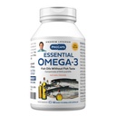 Andrew LESSMAN Essential Omega-3 Orange - 60 Softgels - Ultra-Pure, High Potency Omega-3 Oils. Vysoká DHA, žiadne žalúdočné ťažkosti, žiadne kontaminanty, žiadna ortuť. Malé ľahko prehltnúť Softgels