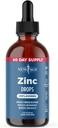 Iónový zinok Tekuté kvapky - Vysoká potencie Imunitné Booster Zinok doplnok, Immune Defense, Výkonný prírodný antioxidant, non-GMO - podľa novej doby (Liquid 2 OZ), balenie po 1