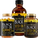 Maju Superfoods Black Seed Oil 3-in-1 Bundle, Gummies, Kapsule, & Tekutina