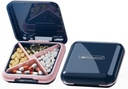 DUBSTAR Pilulka - vodotesná Portable Daily Small Case for Purses Pocket Compact Travel Medicine Holder for Vitamíny,Rybové oleje,Doplnky,Medikácie (Deep Blue)