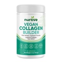 Vegan Collagen Builder Powder - 83 Servings - Gluten-Free Plant-Based Collagen Support with Hyaluronic Acid, Amla, Reishi, Ashwagandha - Skin Hydration, Hair & Nail Strength (5oz/142g)