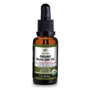 Organické Black Seed Oil - USDA Certified Cold Pressed Glass Bottle Over 1,5% Thymochinón 3X sila Turkey Black Cumin Nigella Sativa non-GMO 100% Pure Blackseed Oil (1oz Sklenená kvapkadlo Fľaša)
