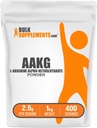 BulkSupplementments.com AAKG Powder - Arginin AKG Supplement, Nitric Oxide Supplement, Unflavred & Gluten Free, 2,5g per Serving, 1kg (2,2 lbs) (Pack of 1)